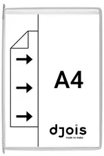 djois by tarifold Poche à pivot, A3, gris