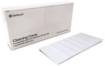 Safescan Cartes de nettoyage pour détecteurs de faux billets