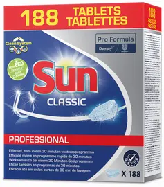 Sun Tablettes lave-vaisselle Professional Classic,188 pièces