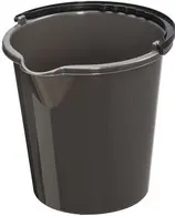 plast team Seau "VANCOUVER", rond, 5 litres, anthracite