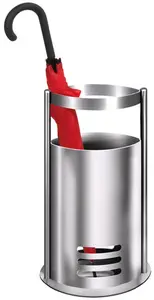 kerkmann Porte-parapluie tec-art, acier inoxydable, argent