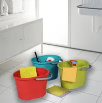 keeeper Seau de ménage "thies", ovale, 13 litres, nordic-