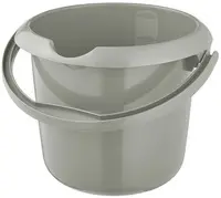 keeeper Seau "mika eco", rond, 5 litres, stone grey