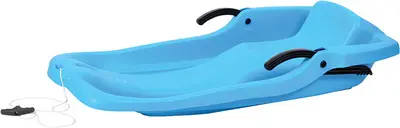 EDA Luge, plastique, 1 personne, bleu