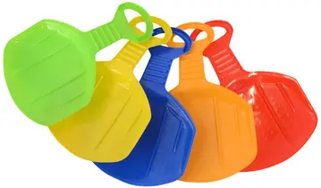 EDA Luge pelle, plastique, assorti