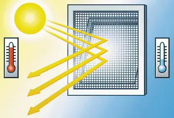 tesa Moustiquaire avec protection solaire pour fenêtre