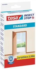 tesa Moustiquaire STANDARD portes, 2 pièces de 0,65 m x 2,2m