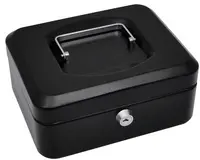 pavo Caisse à monnaie, (L)150 x (P)115 x (H)80 mm, noir