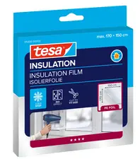 tesa INSULATION Film isolant pour fenêtres, 1,7 m x 1,5 m
