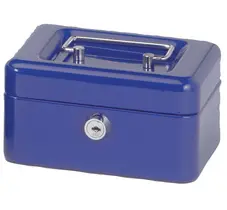 MAUL Caisse à monnaie avec fente tirelire, bleu