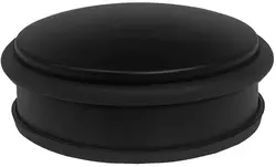 ALBA Butoir de porte, en acier, diamètre: 102 mm, noir