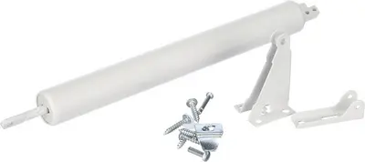 BRÜDER MANNESMANN Ferme-porte pneumatique, blanc