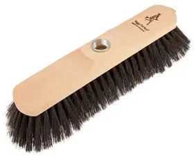 Peggy Perfect Balai, bois ciré, mélange de poils