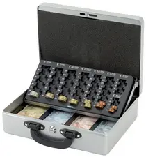 MAUL Caisse à monnaie avec trieur de pièces, argenté