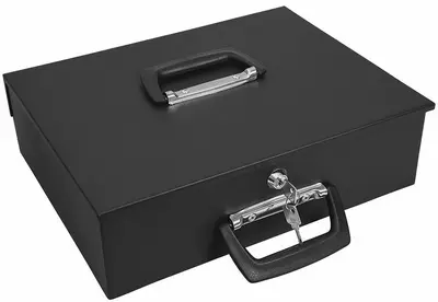 WEDO Coffret-caisse à monnaie Universa, noir