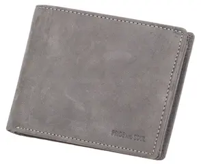 PRIDE&SOUL Portefeuille RFID, format paysage, cuir, gris