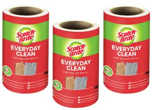 Scotch-Brite Rouleau pour brosse Everyday Clean, pack de 3