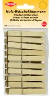KLEIBER Pince à linge, en bois, longueur: 20 mm