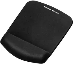Fellowes Repose-poignet PlushTouch avec tapis de souris,noir
