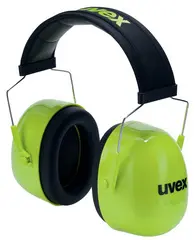 uvex Coquille anti-bruit K4, vert fluo