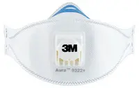 3M Masque Aura Comfort Cool Flow 9322+, FFP2, lot de 2