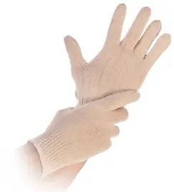 HYGONORM Gant en coton Cuff Light, L, naturel