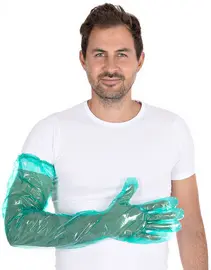 HYGOSTAR Gant LDPE SOFTLINE LONG PLUS, vert