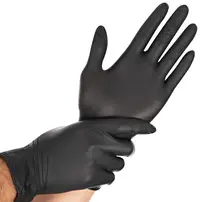 HYGOSTAR Gant en nitrile "DARK", L, noir