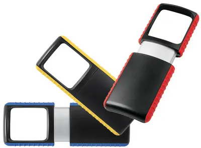 WEDO Loupe Outdoor rectangulaire à éclairage LED, jaune