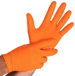 HYGOSTAR Gant en nitrile "POWER GRIP", XL, orange