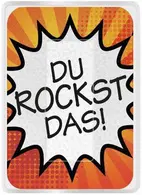 WEDO Brillen-Putztuch PocketCleaner "DU ROCKST DAS!