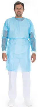 HYGOSTAR Sur-blouse en PP pour visiteurs/patients/personnel