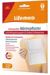 Lifemed Patch chauffant, 190 x 130 mm, blanc