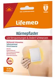 Lifemed Patch chauffant, 95 x 130 mm, blanc