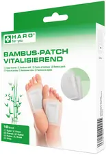 HARO Patch à base de bambou, plante des pieds, blanc