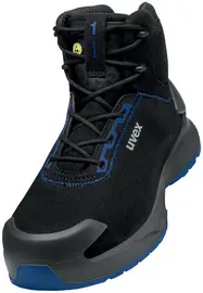 uvex 1 x-craft Chaussure montante S2, pointure 43, noir/bleu