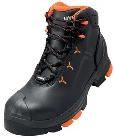 uvex 2 Chaussures montantes S3 SRC, T. 43, noir/orange