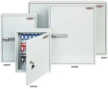 phoenix Armoire à clés KC0604K pour 200 clés, gris clair