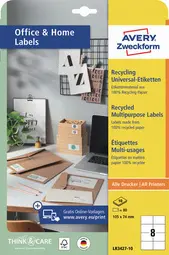 AVERY Zweckform Étiquette multi-usage recyclée Home Office