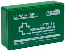 LEINA Betriebsverbandkasten, Inhalt DIN 13157, grün