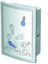 HAN Boîte à clés INDEX, pour 63 clés, gris clair