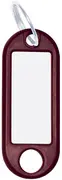 WEDO Porte-clés avec anneau, diamètre: 18 mm, marron