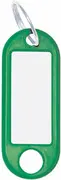 WEDO Porte-clés avec anneau, diamètre: 18 mm, vert