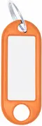 WEDO Porte-clés avec anneau, diamètre: 18 mm, orange