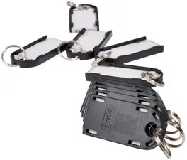 pavo Porte-clés, magnétique, noir, pack de 50