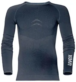 uvex T-shirt à manches longues pour homme, 3XL, noir