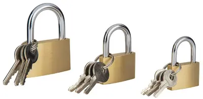 BRÜDER MANNESMANN Jeu de cadenas, 3 pièces, anse courte