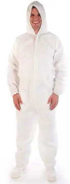 HYGOSTAR Combinaison type 5B+6B, XXL, microporous, blanc