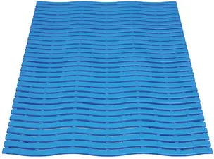 miltex Tapis de travail Yoga Spa Basic, 600 mm x 15 m, bleu