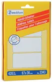AVERY Zweckform Etiquette d'adresse, 95 x 47 mm, sur feuille
